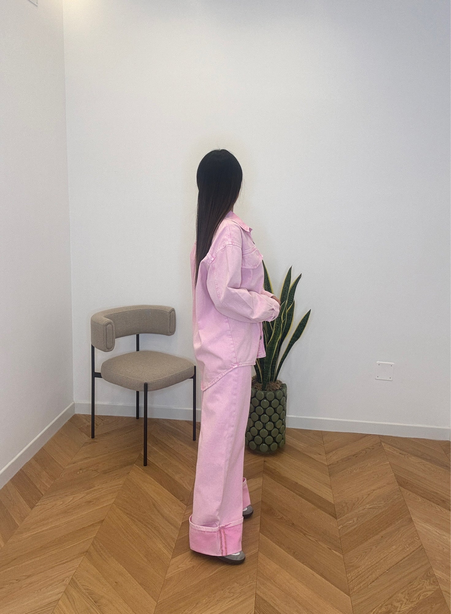COORDINATO JUST DENIM PINK