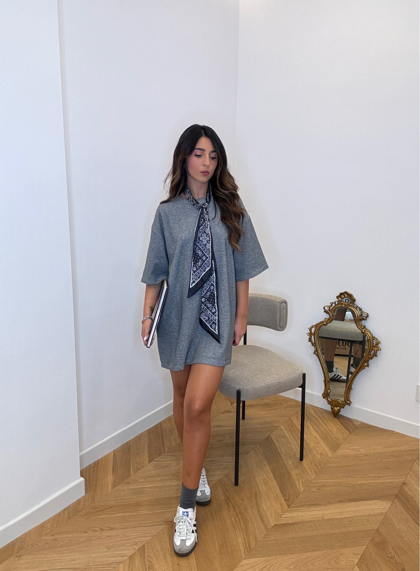 T SHIRT FOULARD