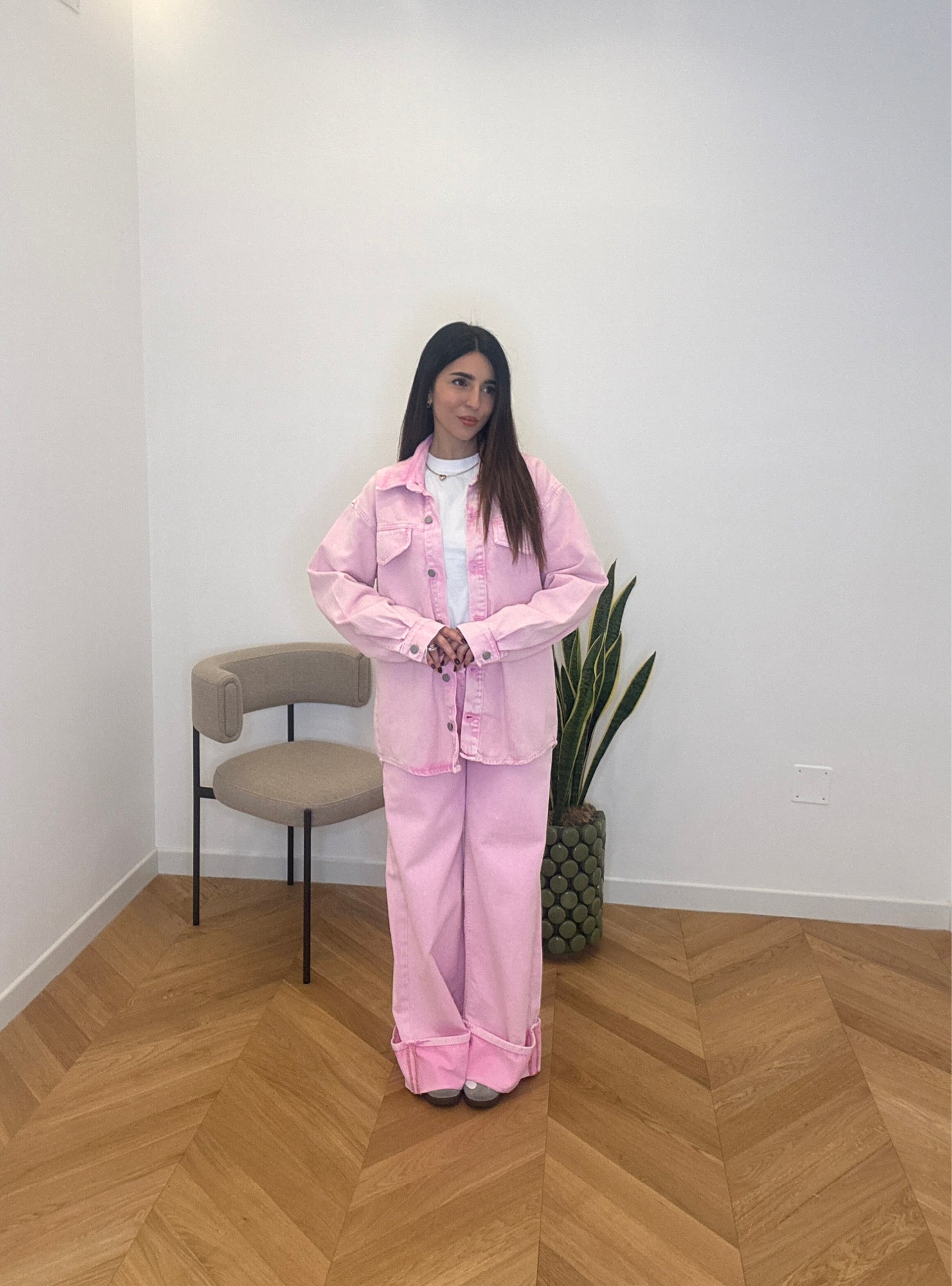 COORDINATO JUST DENIM PINK