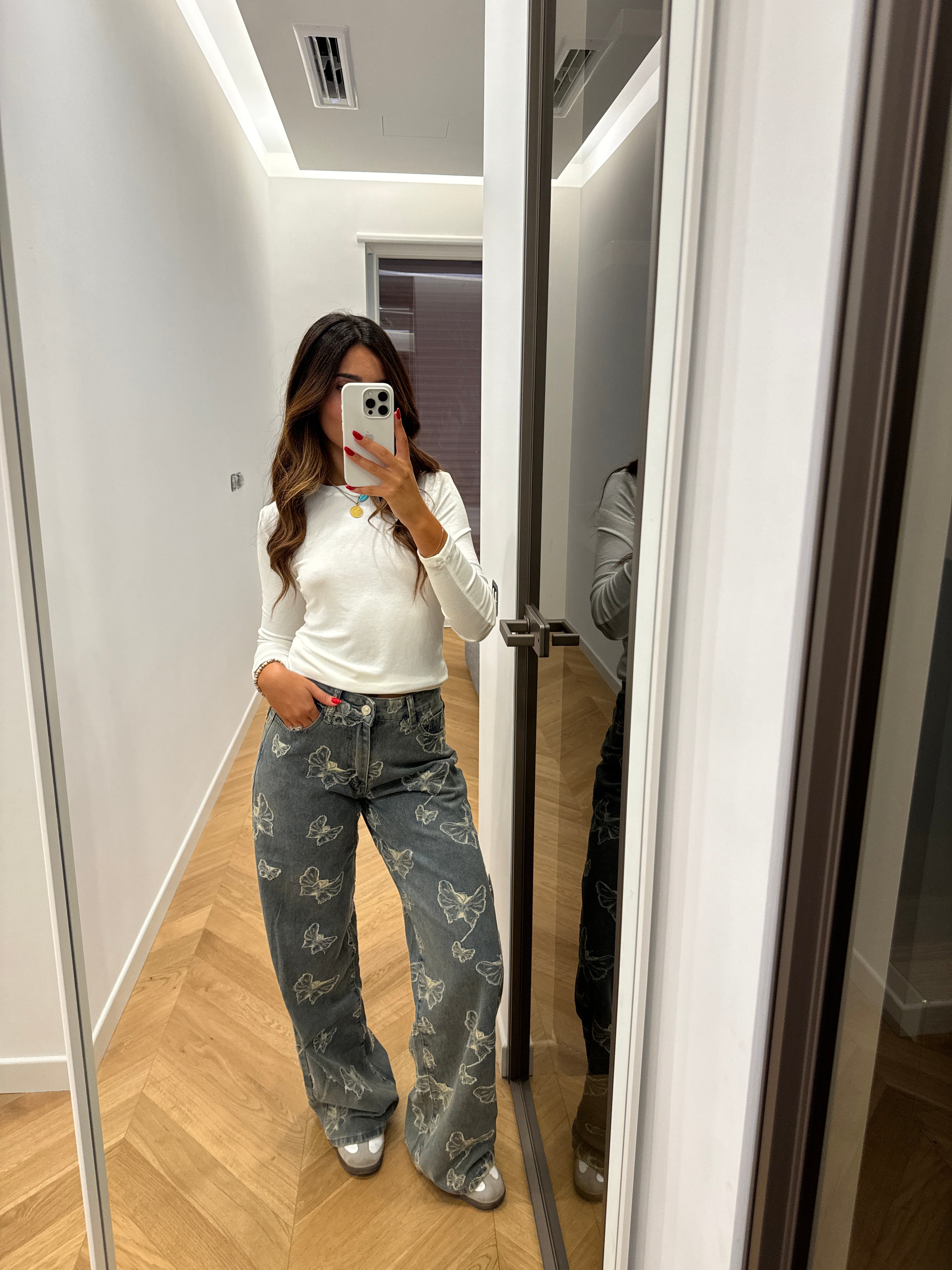 JEANS FARFALLE