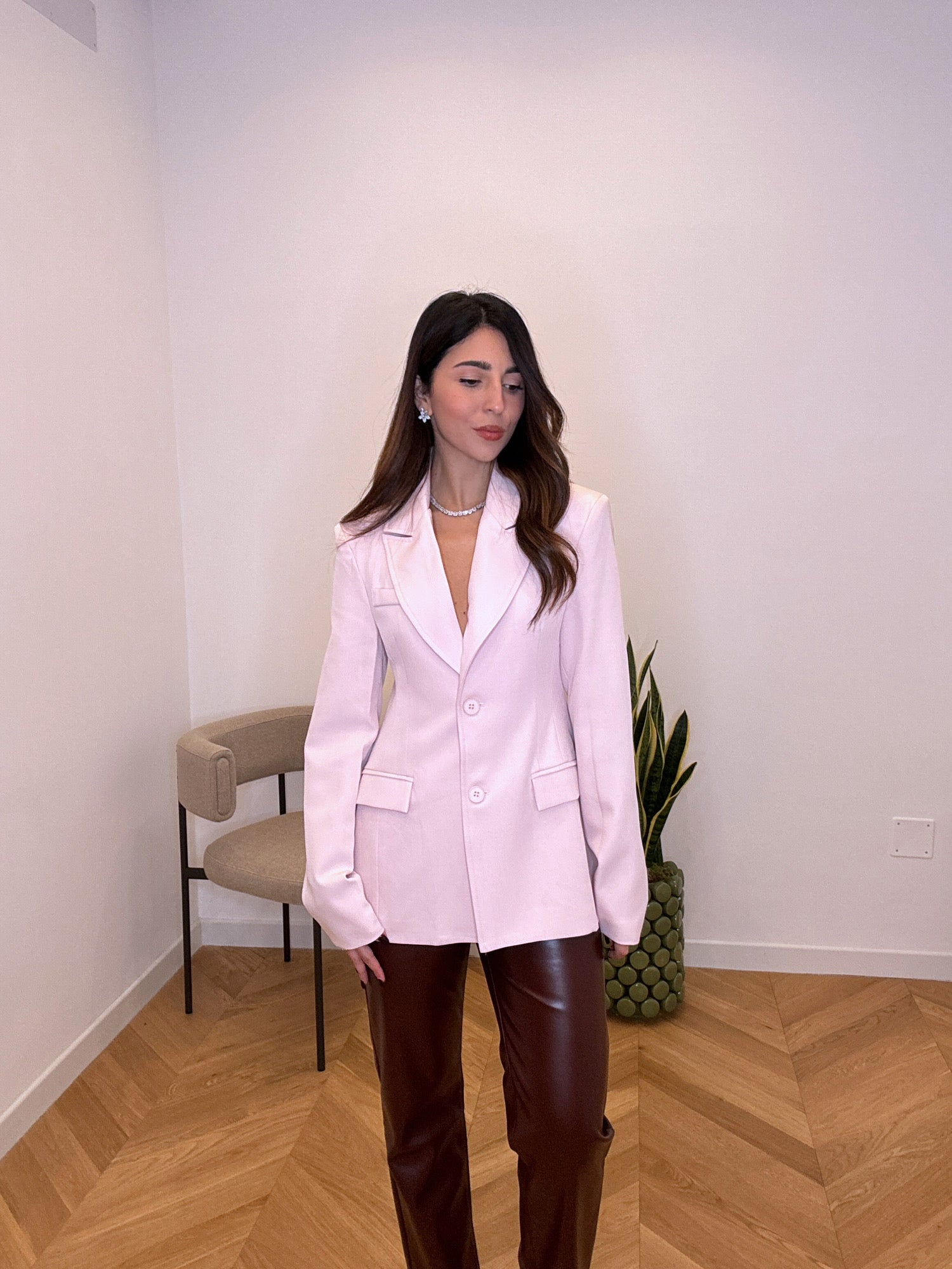 BLAZER SFIANCATO ROSA