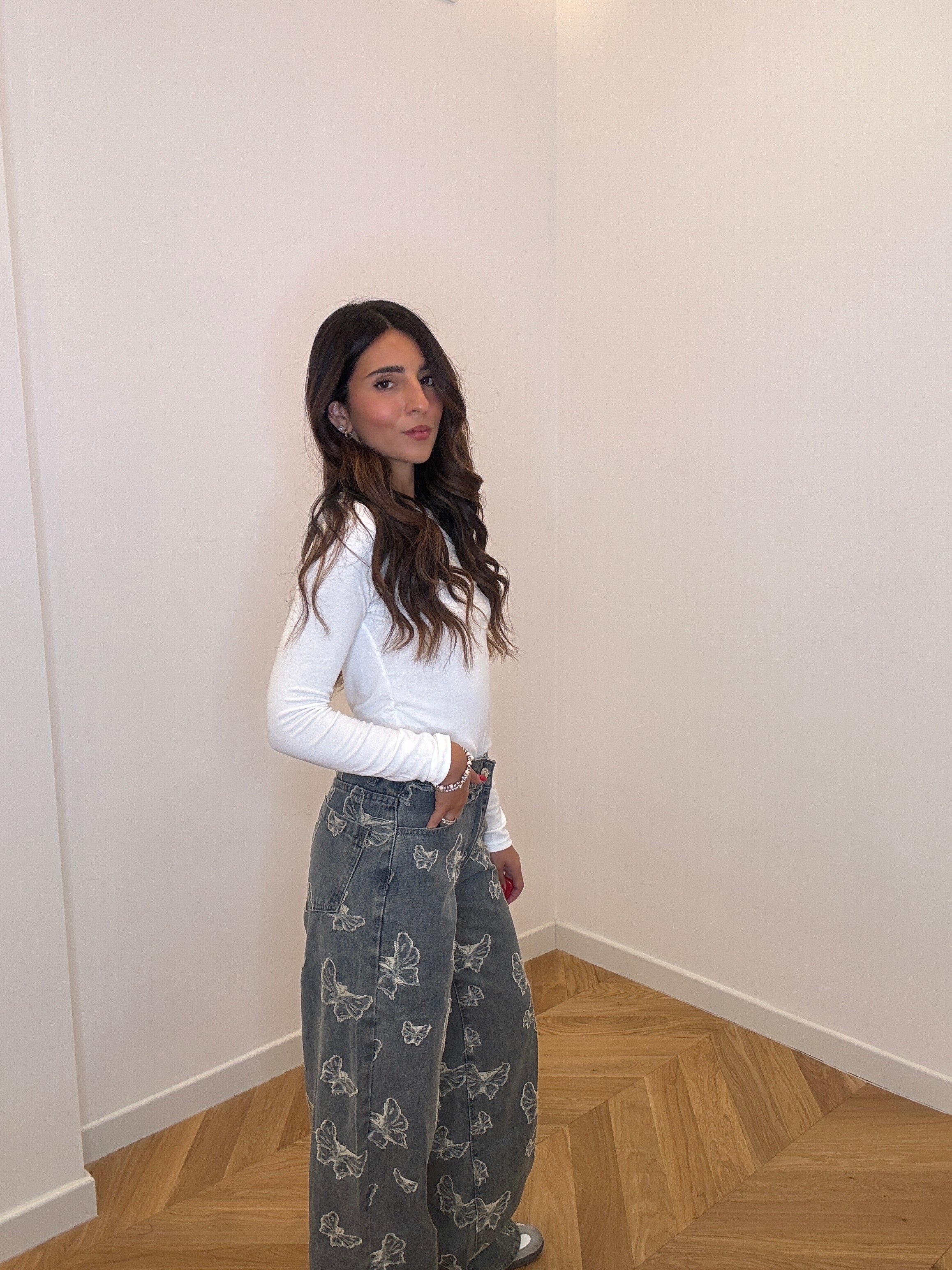 JEANS FARFALLE