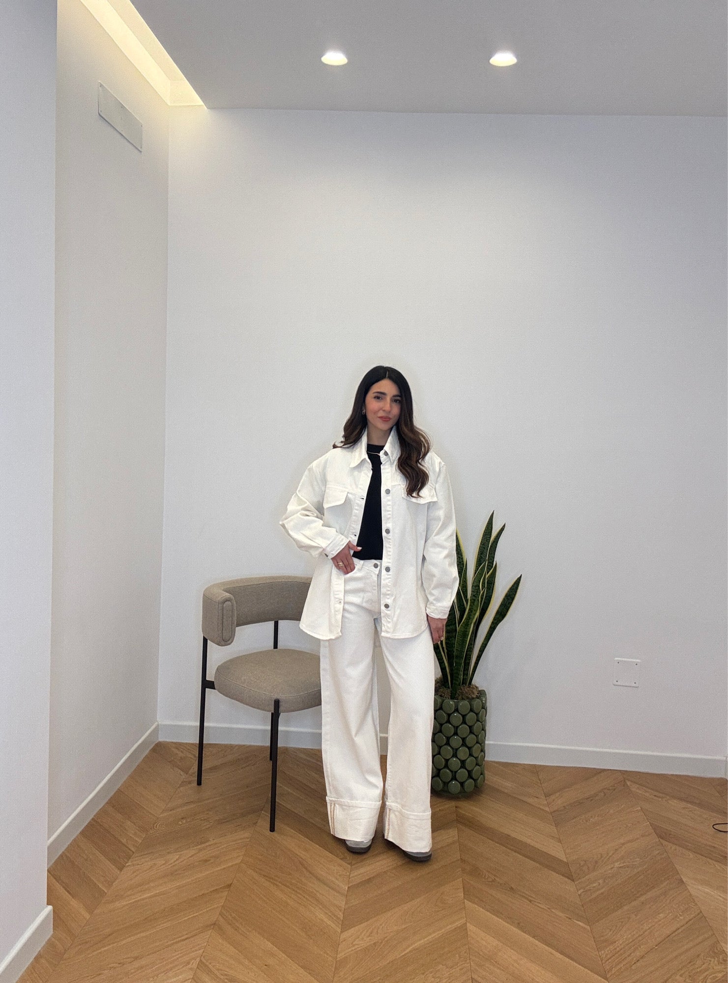 COORDINATO JUST DENIM PANNA