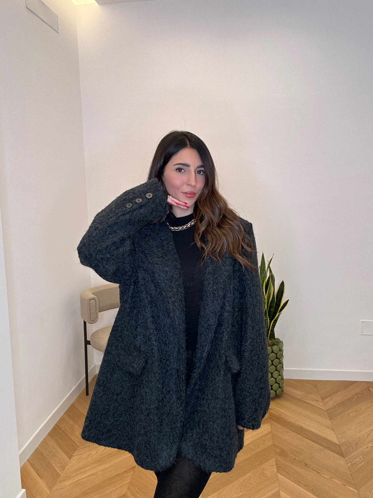 BLAZER LUMI LANA NERO