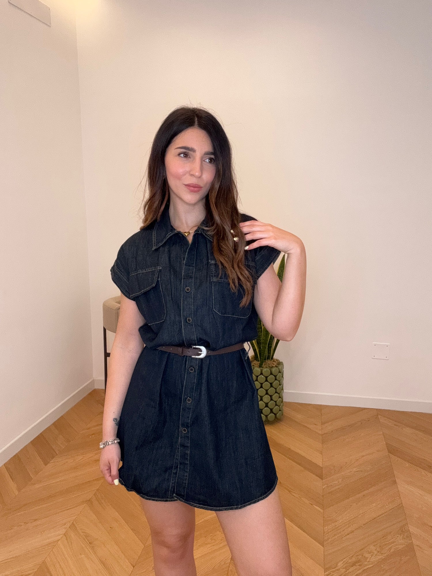MINI DRESS DENIM