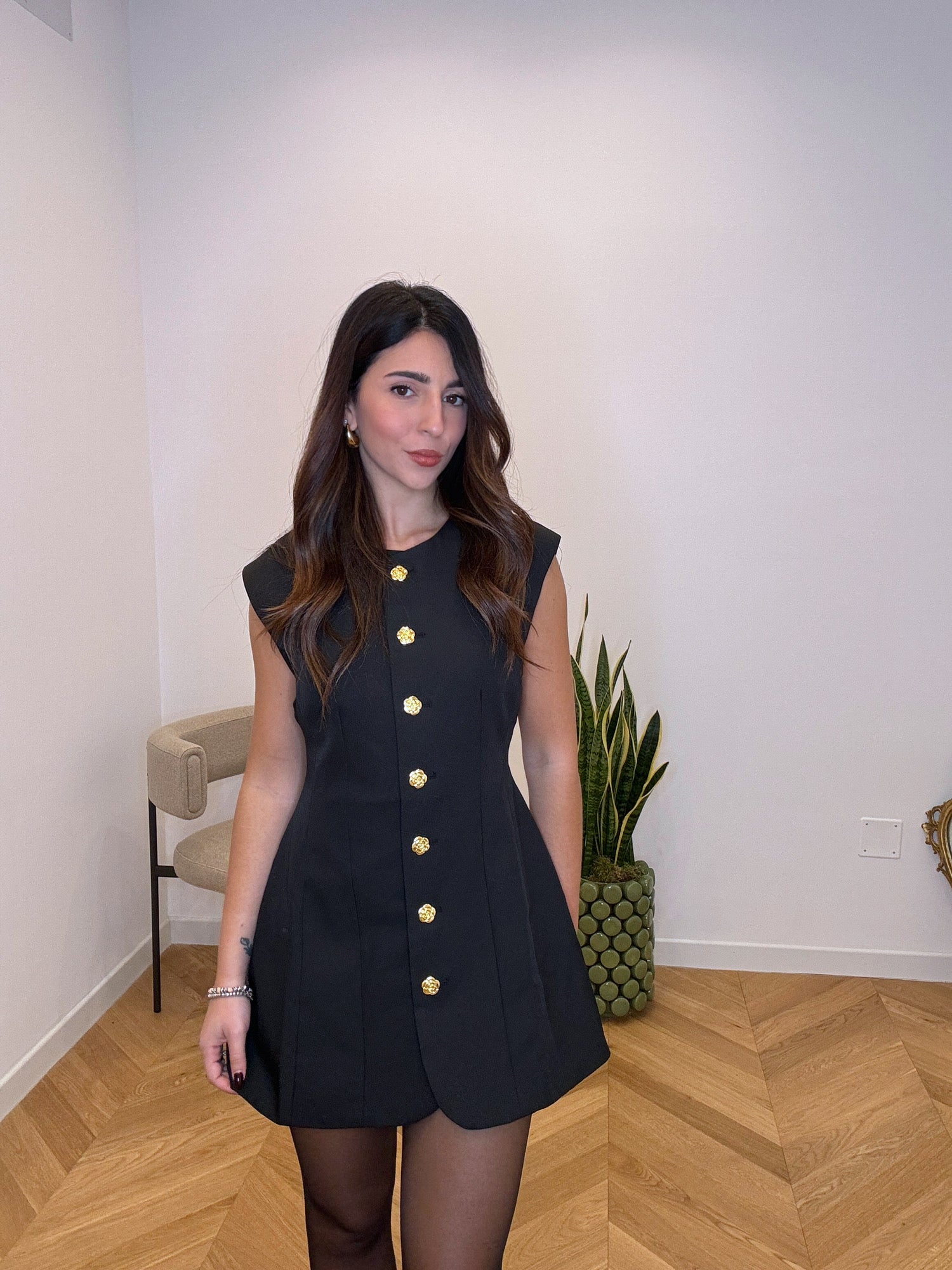 ABITO BON TON NERO