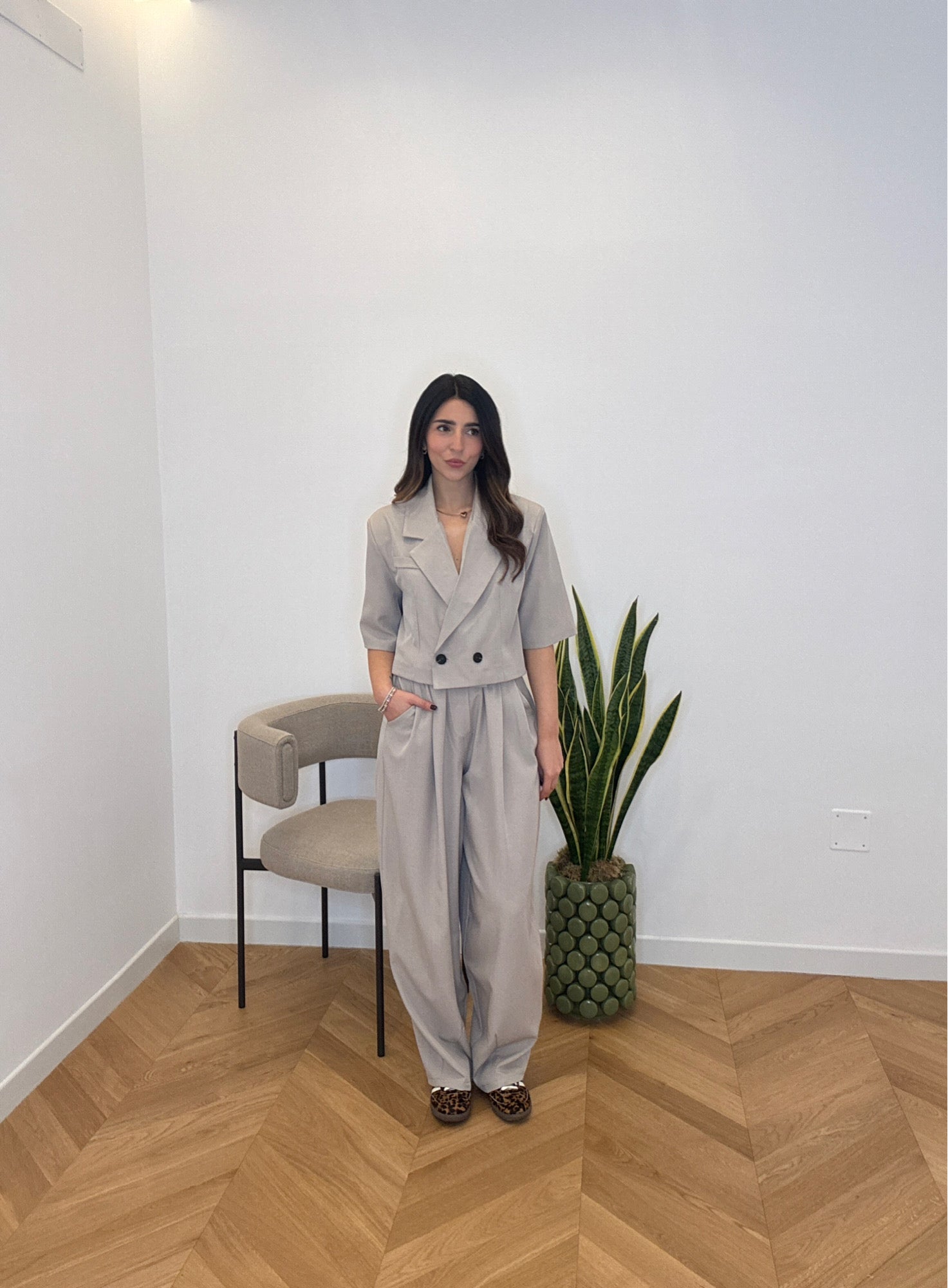 TAULLIER CROP BEIGE