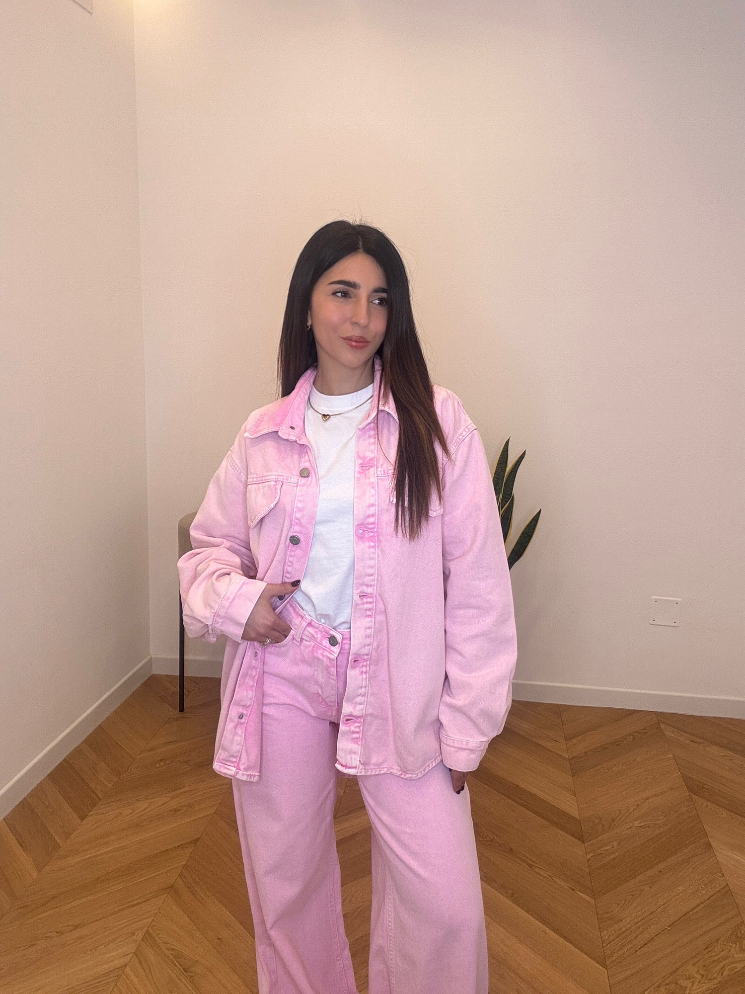 COORDINATO JUST DENIM PINK