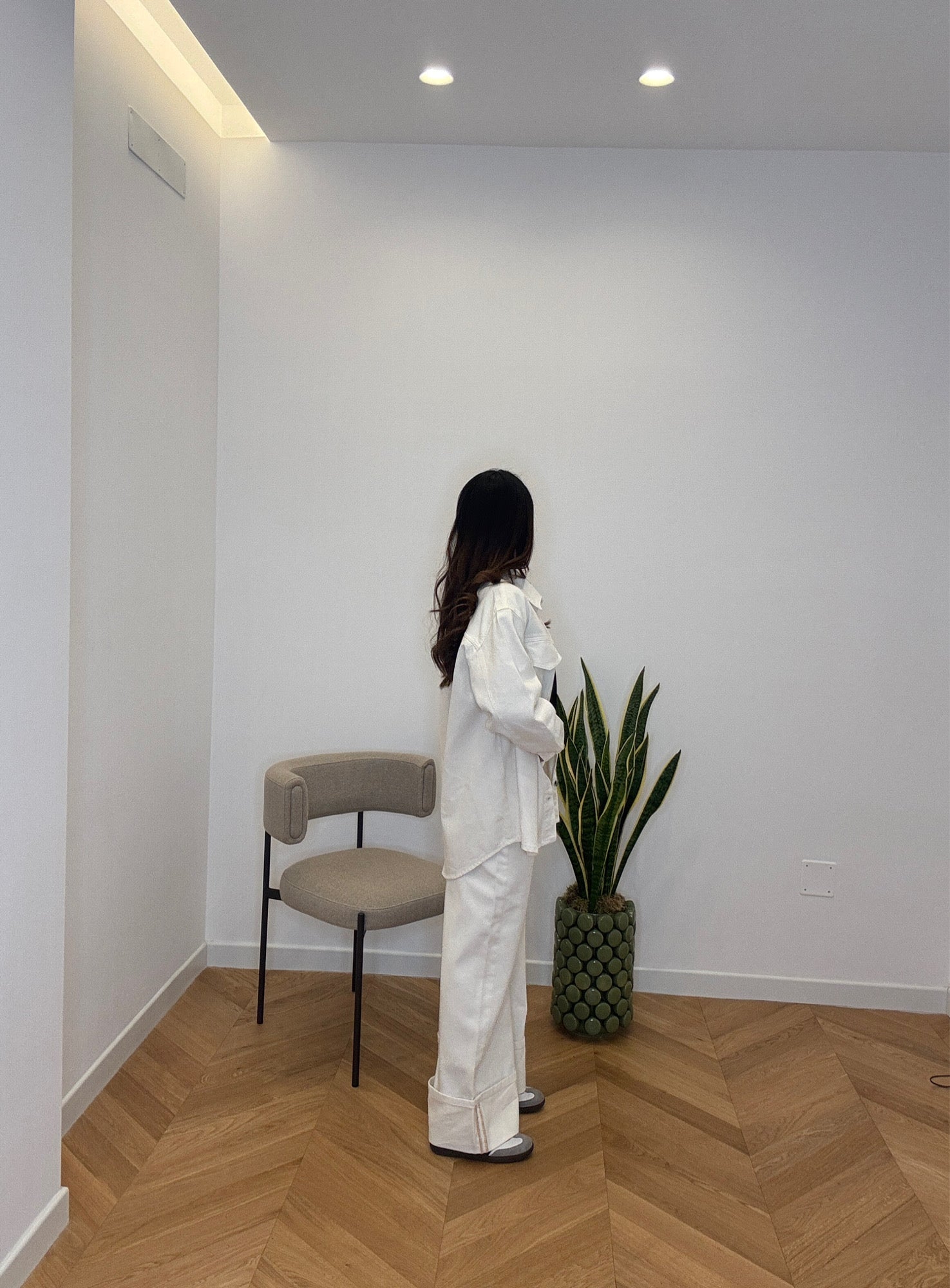 COORDINATO JUST DENIM PANNA