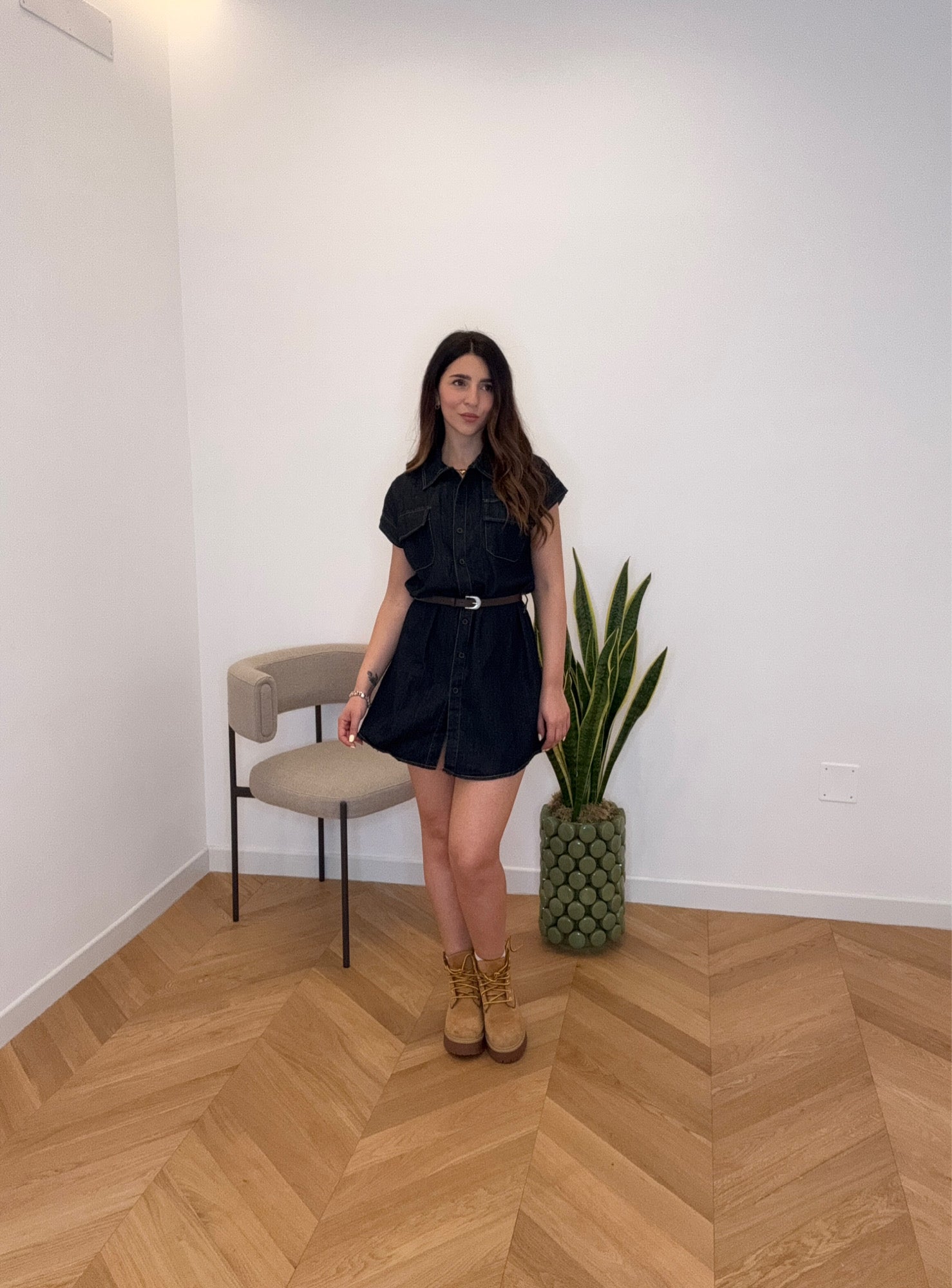 MINI DRESS DENIM