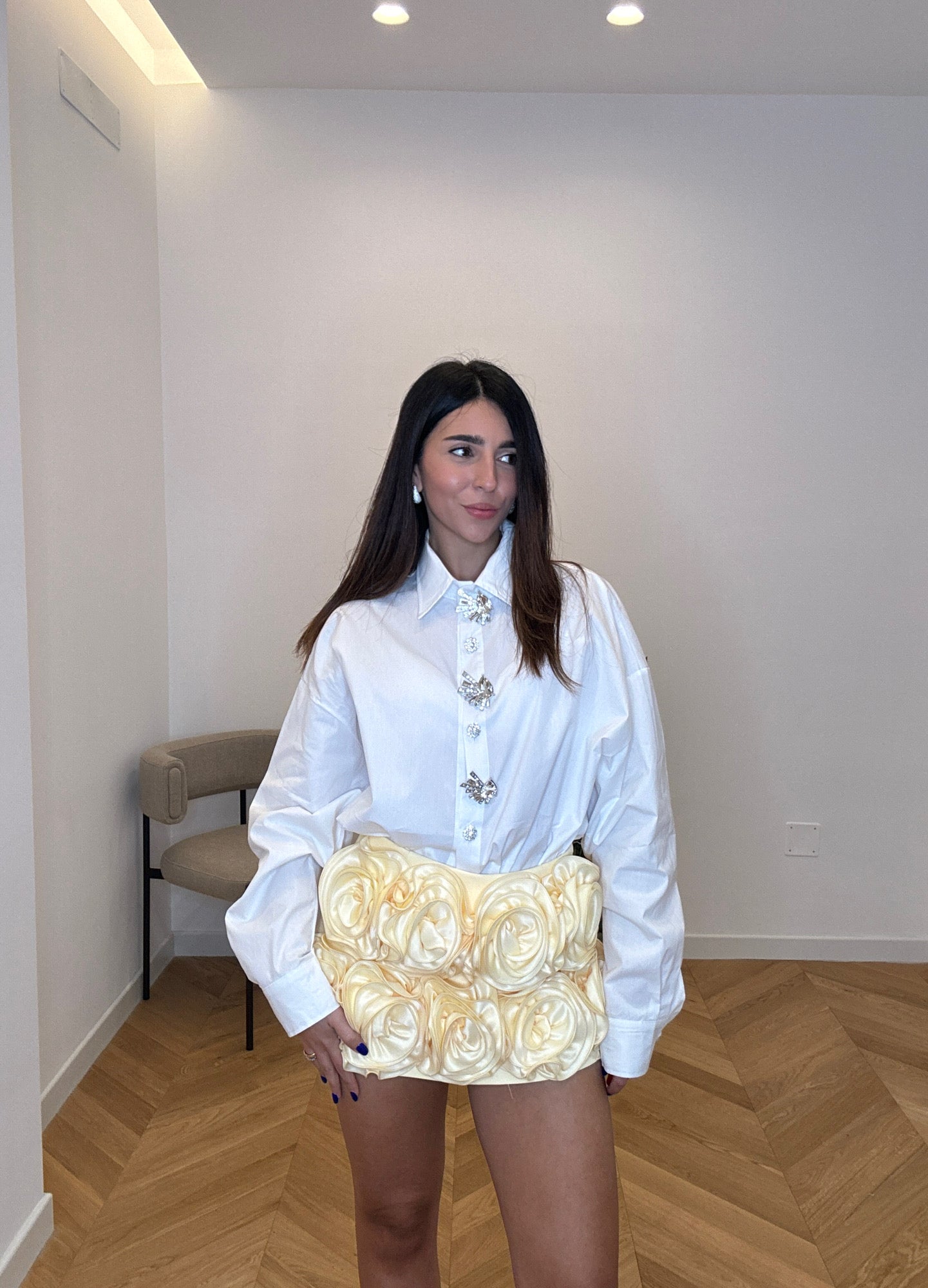 CAMICIA BOTTONI GIOIELLO