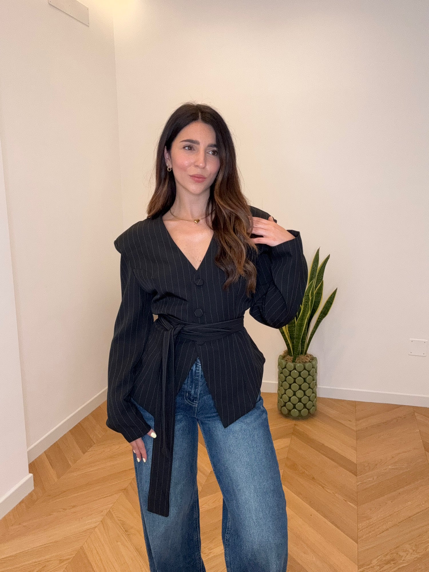 BLAZER GESSO NERO