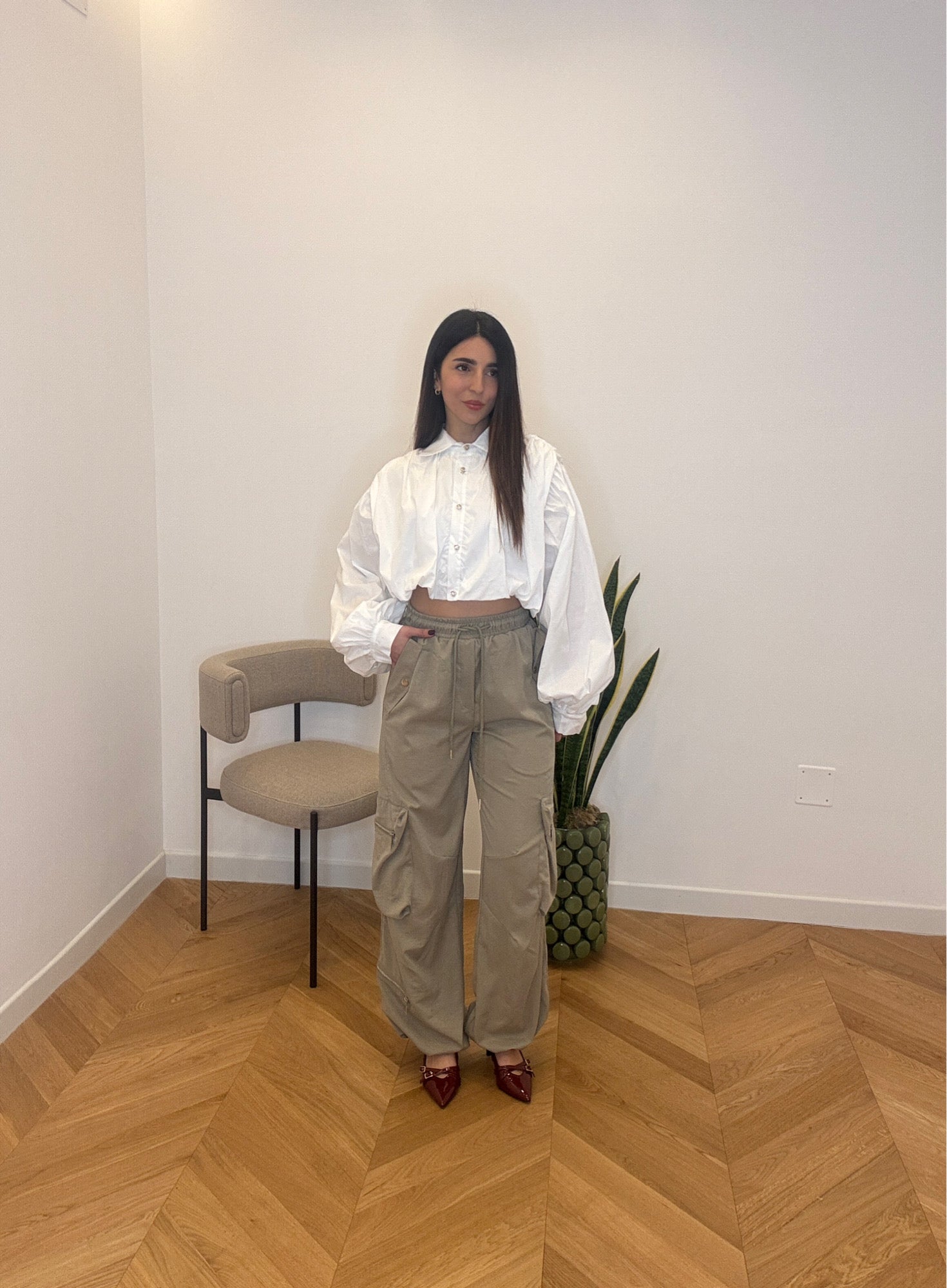CAMICIA CROP